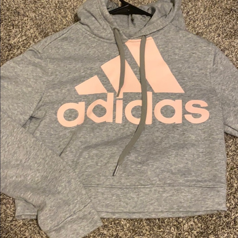 adidas cropped hoodie